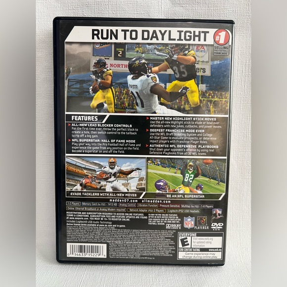 Madden NFL 2007 Sony PS2 Game - Picture 2 of 3